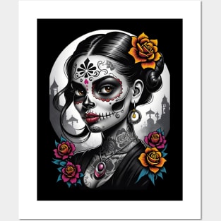 Catrina Dia De Los Muertos Posters and Art